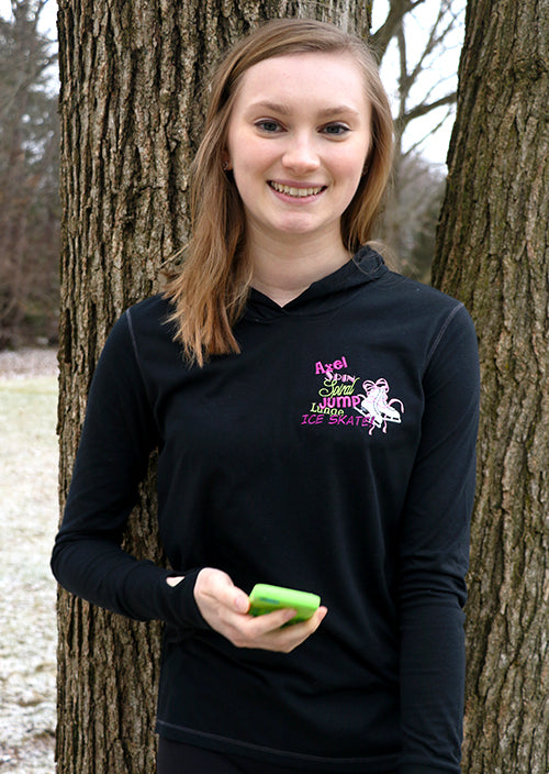 Axel Spin Spiral Skating Hoodie (Ladies)