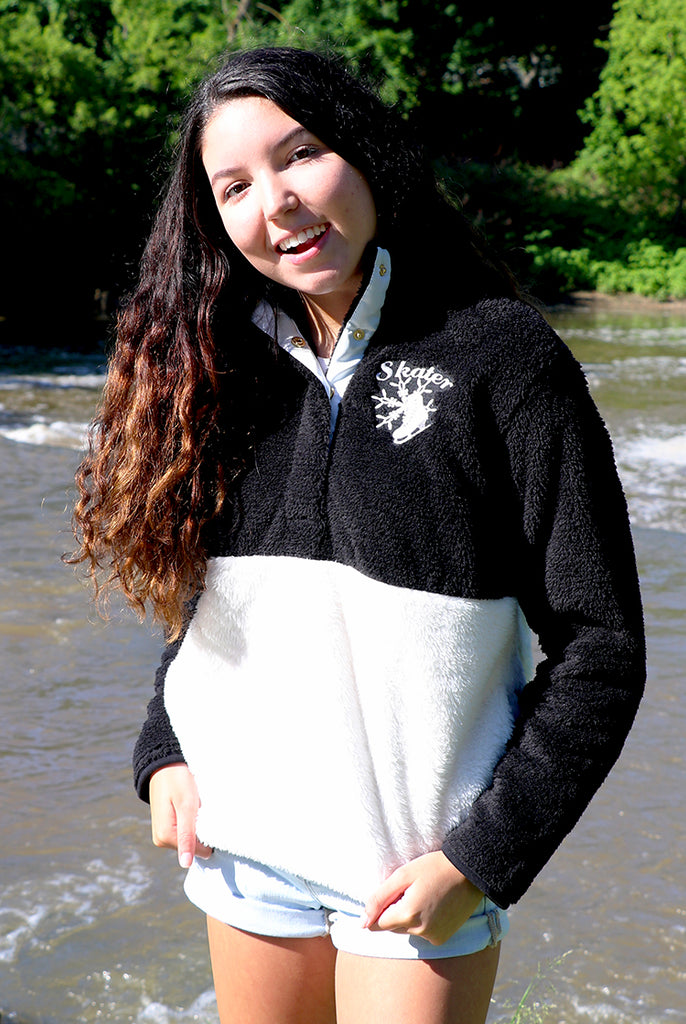 Skater Fuzzy Fleece 2-Tone Pullover (Adult)