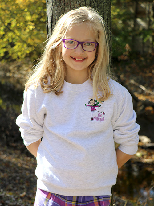 Go Figure! Ice Skating Sweatshirt (Youth)