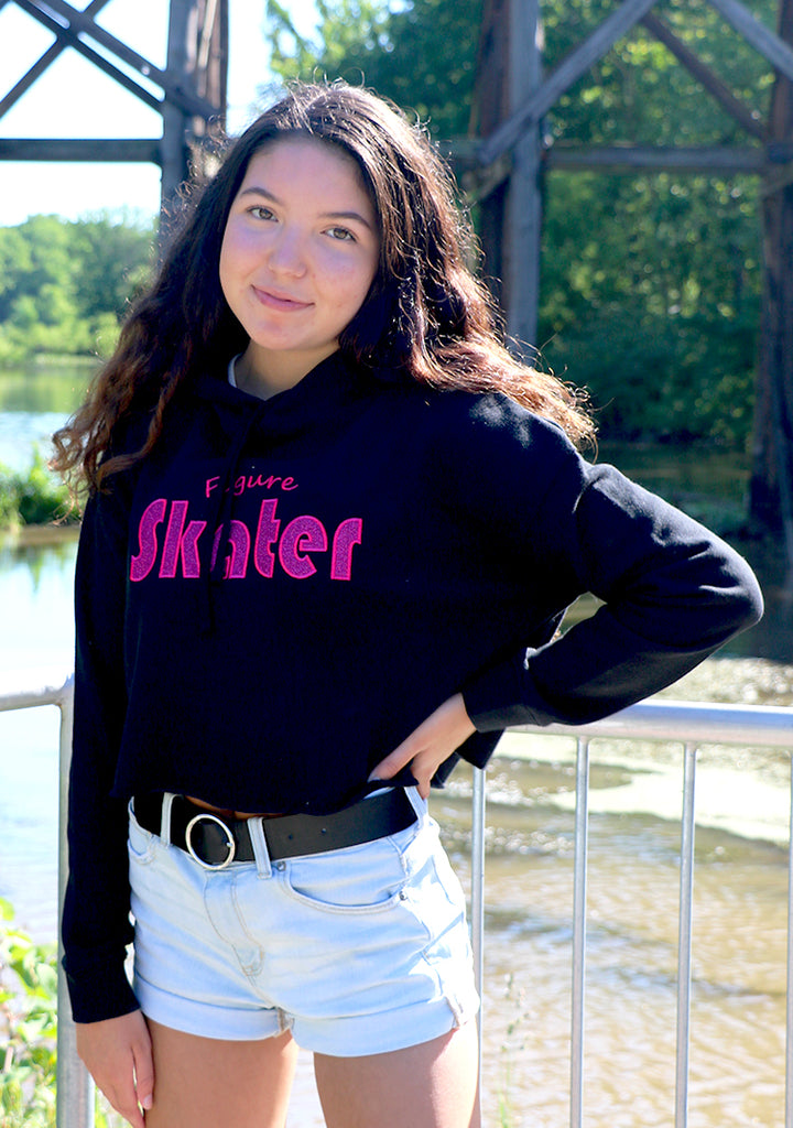 Figure Skater Cropped Hoodie I (Ladies)