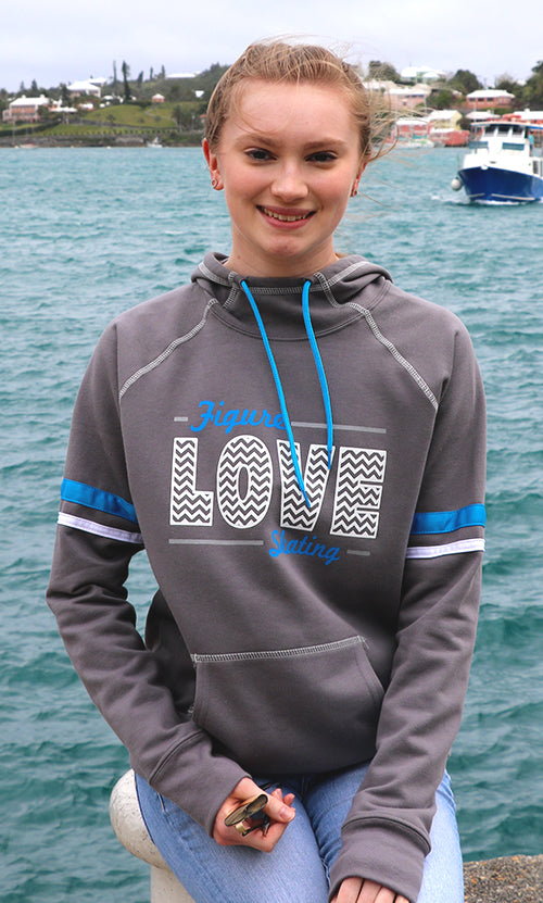 LOVE Figure Skating Scuba Hoodie (Ladies)