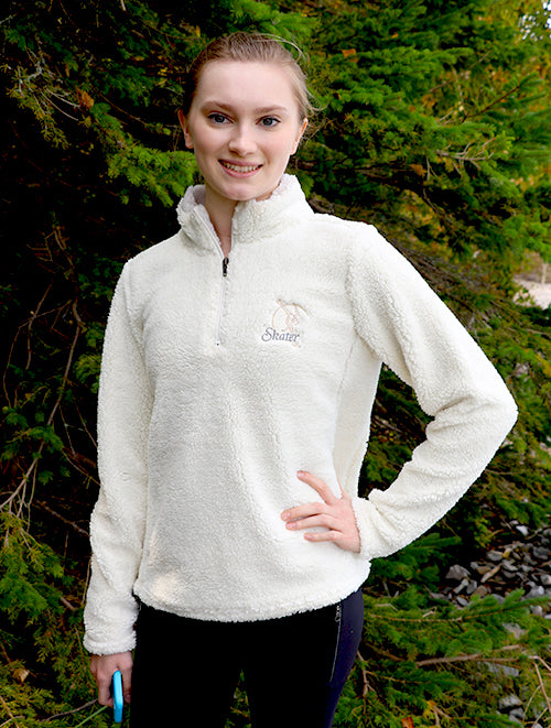 Spiral Skater 1/4 Zip Sherpa Pullover (Ladies)