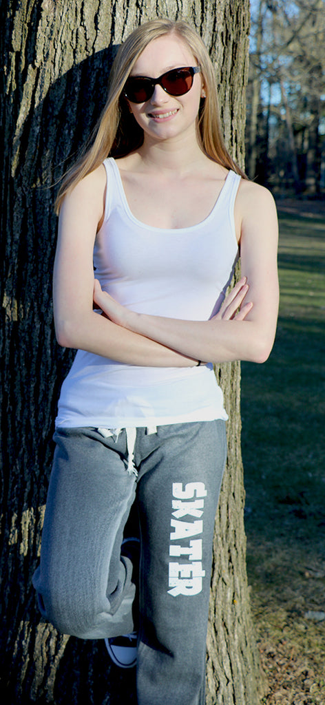 Skater Angel Fleece Sweatpants (Ladies)