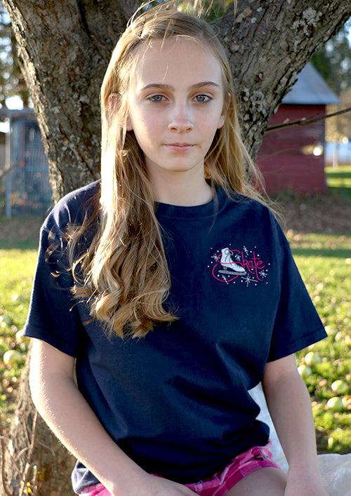 Skate Tee with Crystals II (Youth)