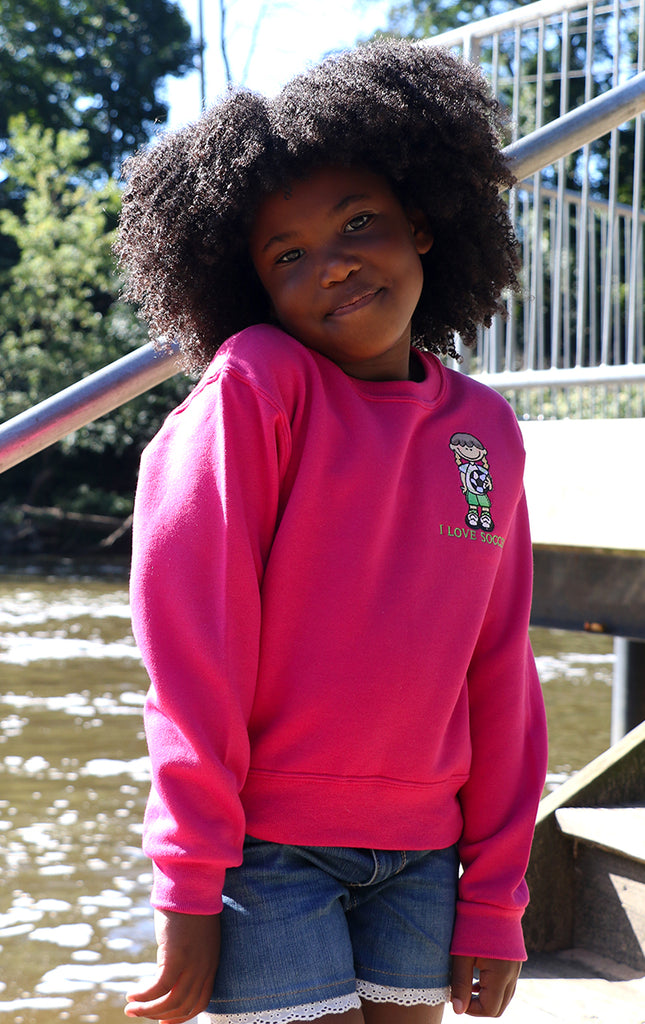 I Love Soccer Sweatshirt (Youth)