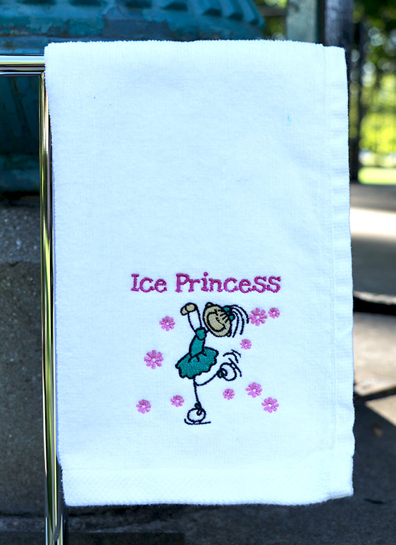 Ice Princess Skating Towel