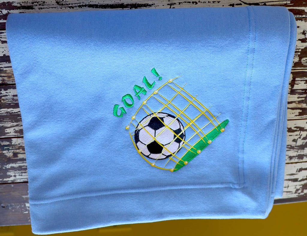 Goal! Soccer Blanket